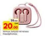 Wmax Jelly50 Wireless Headphones, QAR 20.00 at Paris Hypermarket
