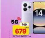 Redmi Note 14, QAR 679.00 at Paris Hypermarket