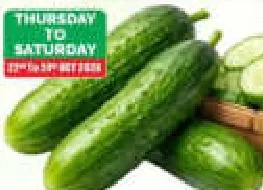Cucumber Iran, QAR 2.00 at Mark and Save