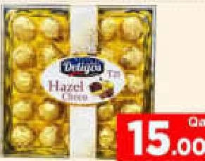 Deligos Hazel Choco Square, QAR 15.00 at Mark and Save
