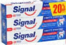Signal Toothpaste Cavity Fighter, QAR 13.50 at Mark and Save