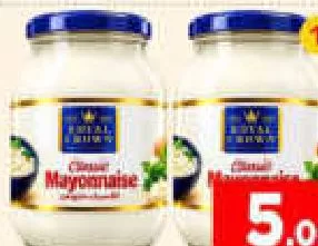 Royal Crown Mayonnaise, QAR 5.00 at Mark and Save