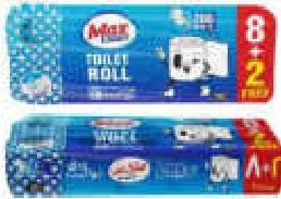 Max Clean Toilet Roll, QAR 9.50 at Mark and Save
