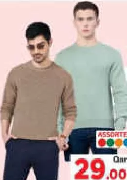 Mens Pullover Asstd, QAR 29.00 at Mark and Save
