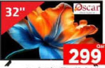 Oscar 32 Inches HD With Remote, QAR 299.00 at Mark and Save