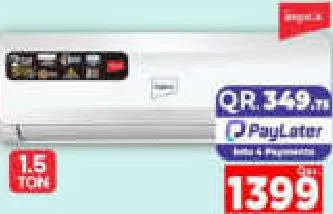 1.5 Ton Split AC, QAR 1,399.00 at Mark and Save