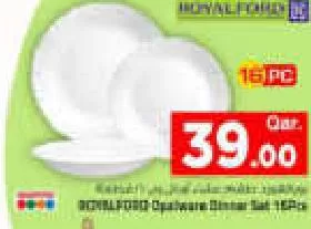 Opalware Dinner Set 16PC, QAR 39.00 at Mark and Save