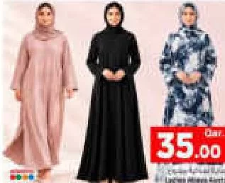 Ladies Abaya, QAR 35.00 at Mark and Save