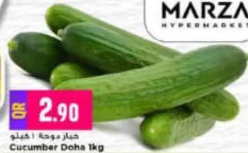 Cucumber Doha, QAR 2.90 at Marza Hypermarket