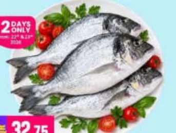 Sea Bream Fish, QAR 32.75 at Marza Hypermarket