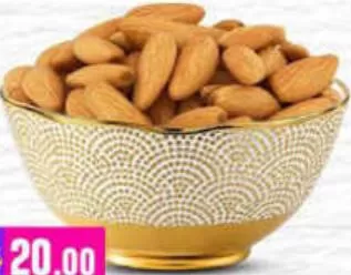 Almond Plain 27/30, QAR 20.00 at Marza Hypermarket