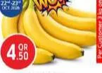 Banana Ecuador, QAR 4.50 at Safari Hypermarket