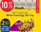 White Fresh Egg, QAR 10.75 at Safari Hypermarket