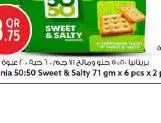Britannia 50:50 Sweet & Salty, QAR 8.75 at Safari Hypermarket