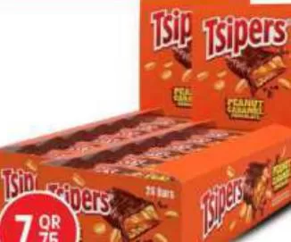 Tsipers Chocolate Bar Assorted, QAR 7.75 at Safari Hypermarket