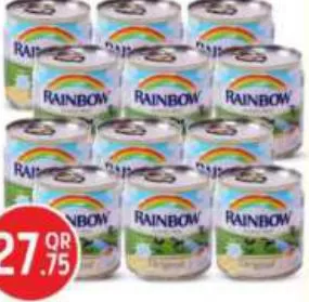 Rainbow Evaporated Milk Original, QAR 27.95 at Safari Hypermarket