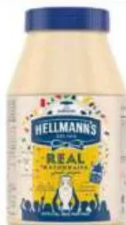 Hellmanns Real Mayonnaise, QAR 11.00 at Safari Hypermarket