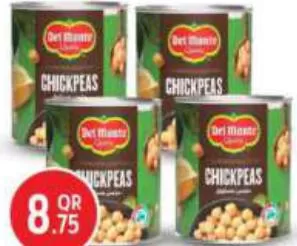 Delmonte Chick Peas, QAR 8.75 at Safari Hypermarket