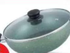 Kitchenmaid Kadai With Lid 24cm, QAR 25.00 at Safari Hypermarket