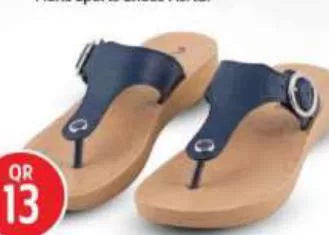 Flite Ladies Pu Slippers Asrtd., QAR 13.00 at Safari Hypermarket