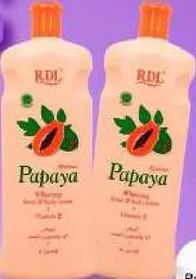 Rdl Papaya Whitening Body Lotion, QAR 6.75 at Mark and Save