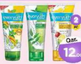 Everyuth Face Wash, QAR 12.00 at Mark and Save
