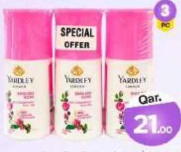 Yardley Roll On, QAR 21.00 at Mark and Save