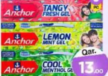Anchor Tooth Paste, QAR 13.00 at Mark and Save