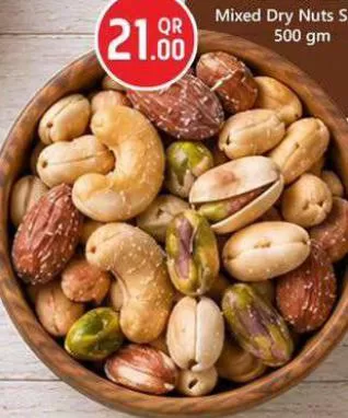 Mixed Dry Nuts Salted, QAR 21.00 at Safari Hypermarket