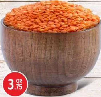 Masoor Dal, QAR 3.75 at Safari Hypermarket