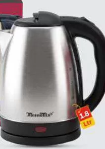 Meenumix Concealed Kettle 1.8L, QAR 25.00 at Paris Hypermarket