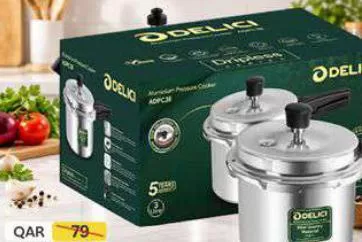Delici Ss Pressure Cooker 5ltr Spc5, QAR 65.00 at Paris Hypermarket