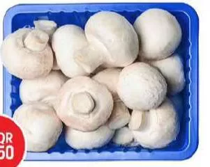 White Mushroom, QAR 5.50 at Safari Hypermarket