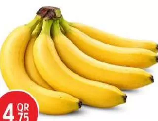 Banana Ecuador, QAR 4.75 at Safari Hypermarket