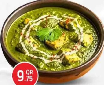 Palak Paneer, QAR 9.75 at Safari Hypermarket