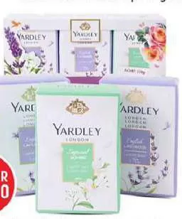 Yardley Soap, QAR 10.00 at Safari Hypermarket