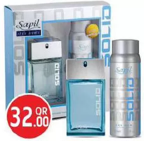 Sapil Solid + Deodorant, QAR 32.00 at Safari Hypermarket