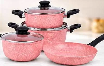Brunswick Forged Aluminium Cookware Set 7pcs, QAR 99.00 at Mark and Save