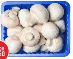White Mushroom, QAR 5.50 at Safari Hypermarket