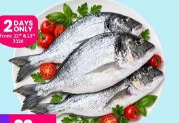 Sea Bream Fish, QAR 32.75 at Marza Hypermarket