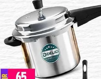 Delici Ss Pressure Cooker 5ltr, QAR 65.00 at Marza Hypermarket