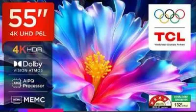 TCL GOOGLE TV 55 INCH 55P6L, QAR 1,199.00 at Marza Hypermarket