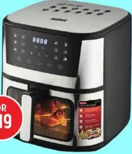 SANFORD SF2454AF BS DIGITAL AIR FRYER 6.5L, QAR 219.00 at Safari Hypermarket