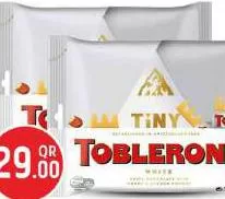 Toblerone Mini White Bag, QAR 29.00 at Safari Hypermarket