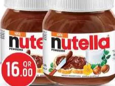 Nutella Jar, QAR 16.00 at Safari Hypermarket