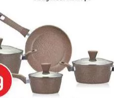 Brunswick Forged Aluminium Cookware Set, QAR 99.00 at Safari Hypermarket
