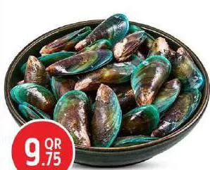 Fresh Green Musseles UAE, QAR 9.75 at Safari Hypermarket