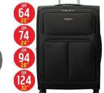 Dollar 4 Wheel Soft Trolley Asrtd, QAR 64.00 at Safari Hypermarket