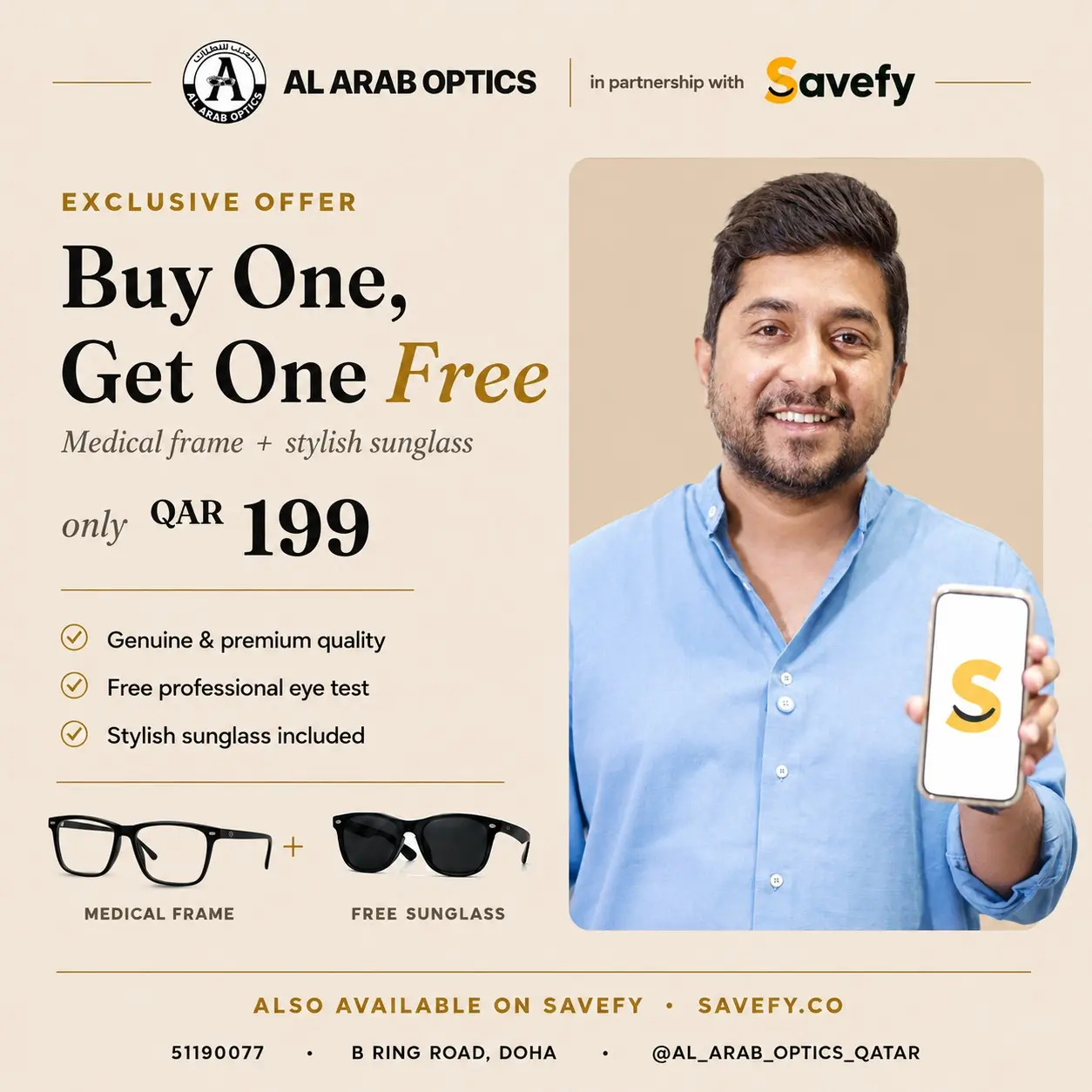 Upgrade your vision and style with our exclusive Buy One, Get One Free deal! 👓✨