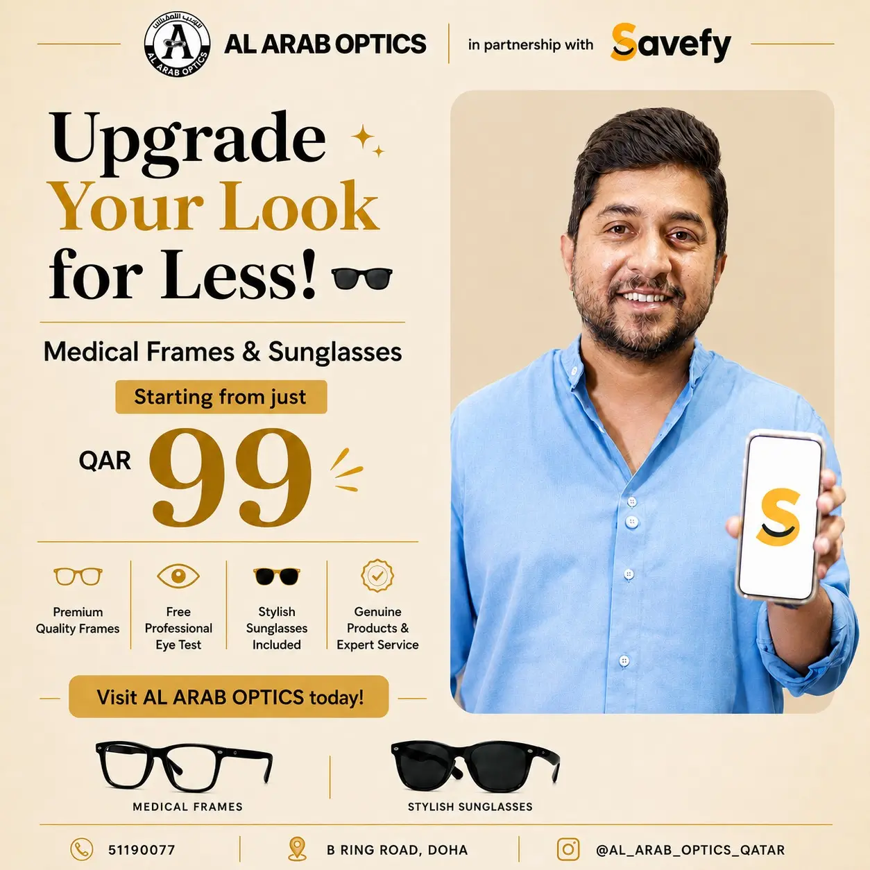 Upgrade your vision and style with our exclusive Buy One, Get One Free deal! 👓✨